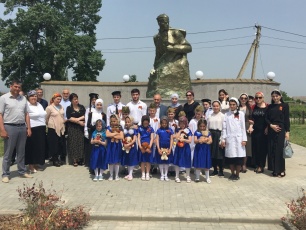 Открытие памятников воинской славы в г. Грозном после реставрационных работ